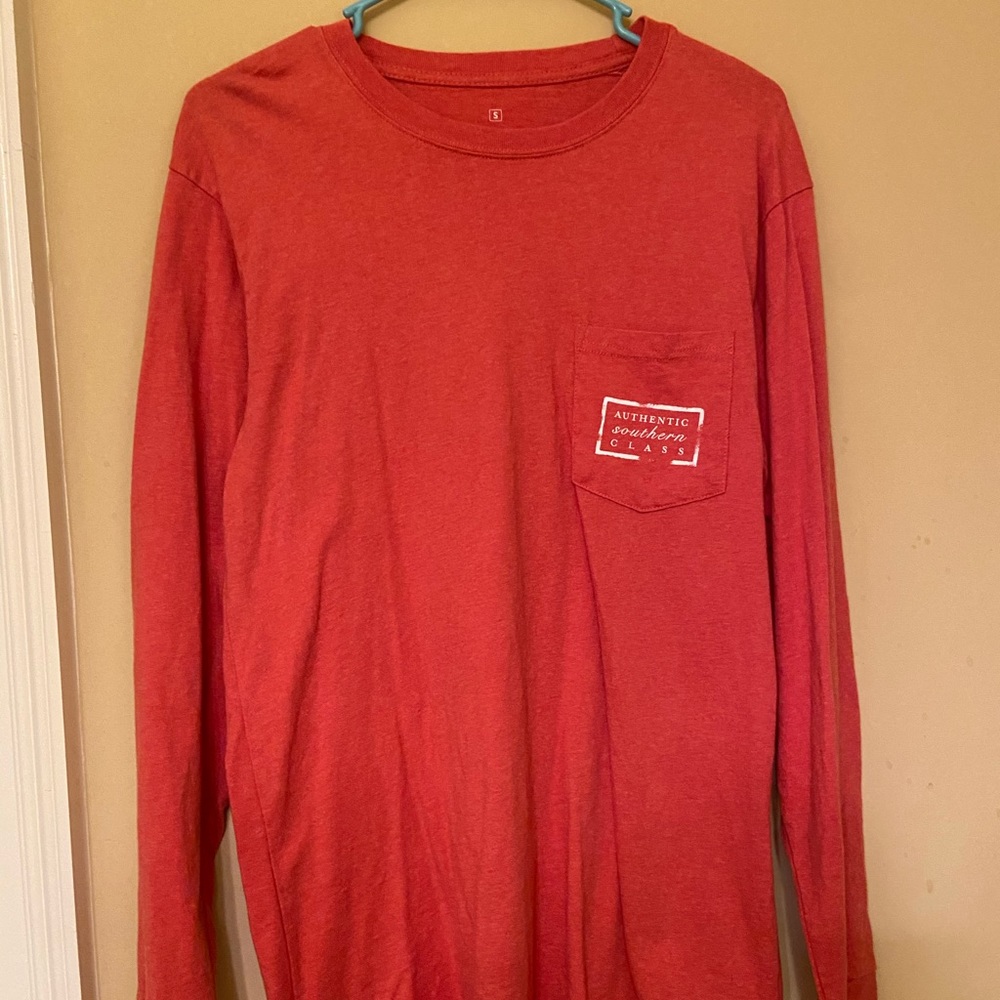 Men’s Red Southern Marsh Long Sleeve Tee